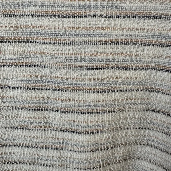 Zara Textured Knit Striped Oversized T-Shirt Top Tee - Picture 3 of 6